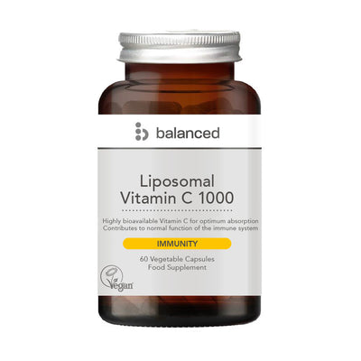 Liposomal Vitamin C 1000 60 Veggie Caps - Reusable Bottle