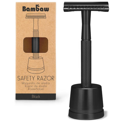 Metal safety razor + stand | 5 colors