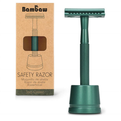 Metal safety razor + stand | 5 colors