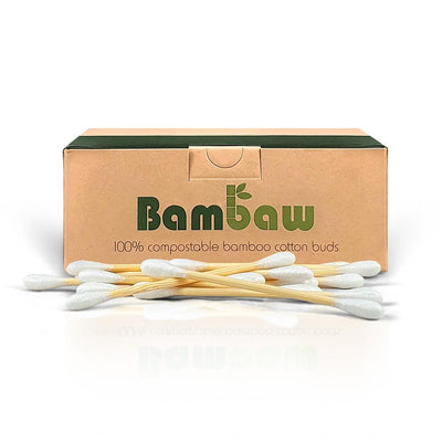 Bamboo cotton buds box | 200 pieces