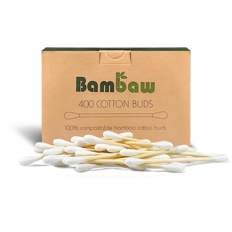 Bamboo cotton buds box | 400 pieces