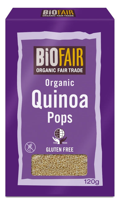Organic Quinoa Pops Fair Trade 120g
