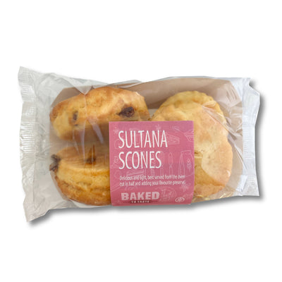 Gluten Free Sultana Scones 4 Pack 328g