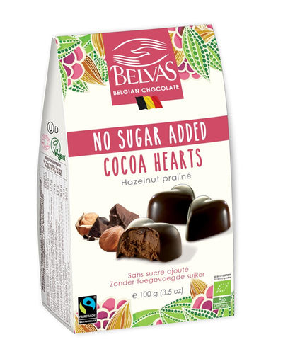 No Sugar Added Dark Hearts Ganache - Organic - 100g
