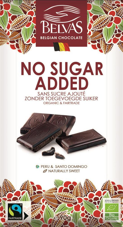 Tablet No Sugar Added Chocolate Bar Organic GF and Vegan 90g