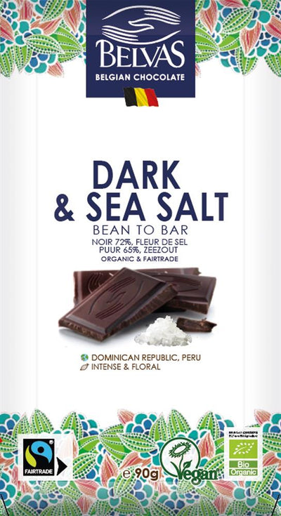 Tablet Dark & Sea Salt Rep Dom and Peru 90g