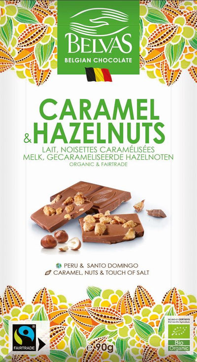 Tablet Milk & Caramlized Hazelnuts 90g