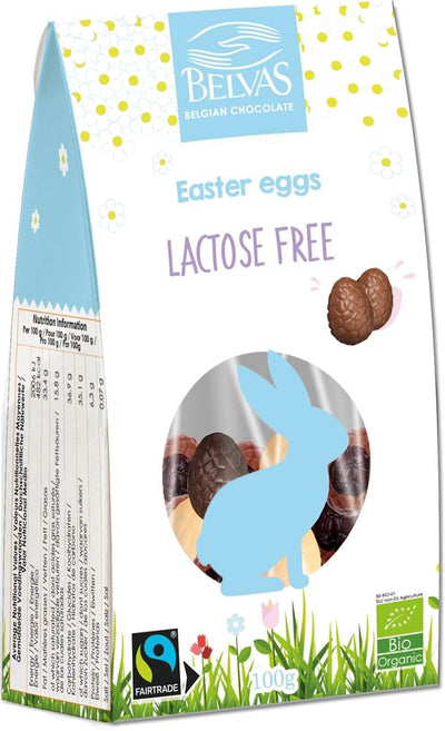 Organic Lactose-Free Chocolate Easter Eggs 100g