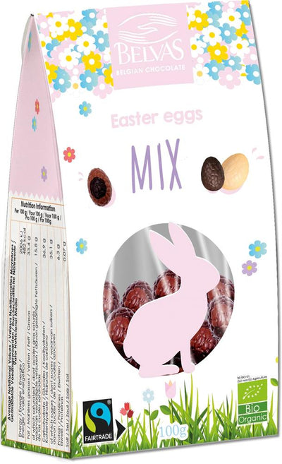 Organic Chocolate Easter Eggs Mix 100g