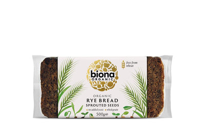 Organic Vitality Rye Bread - Sprouted Seeds - 500g