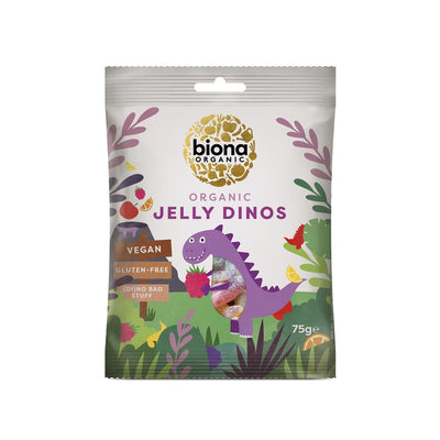 Organic Vegan Jelly Dinos 75g
