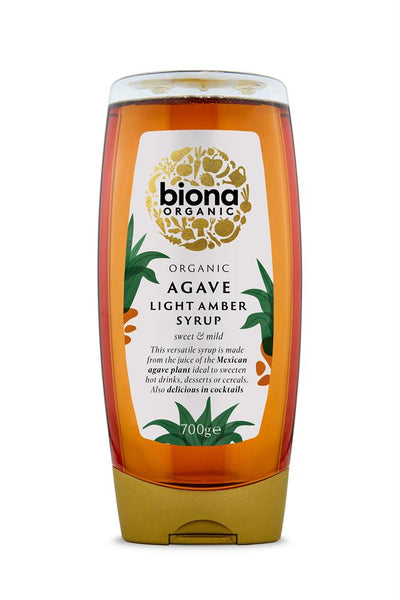 Organic Agave Syrup Light - Squeezy Bottle 700g