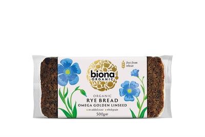 Organic Rye Bread - Omega Golden Linseed - 500g
