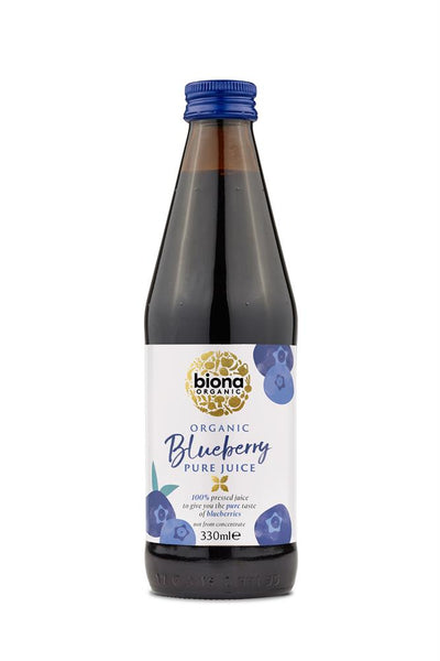 Organic Blueberry Juice Pure 100% 330ml