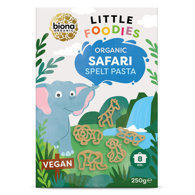 Biona Little Foodies - Spelt Safari Animals Organic 250g