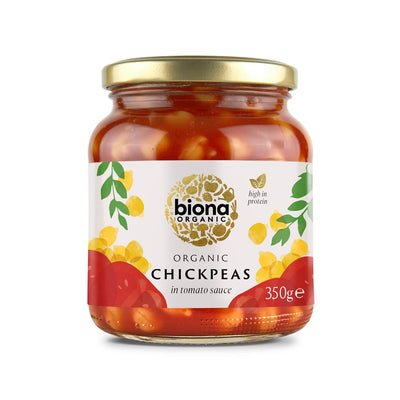 Organic Chickpeas in Tomato Sauce 350g