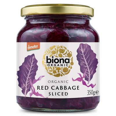 Biona Organic Red Cabbage Sliced Demeter 350g