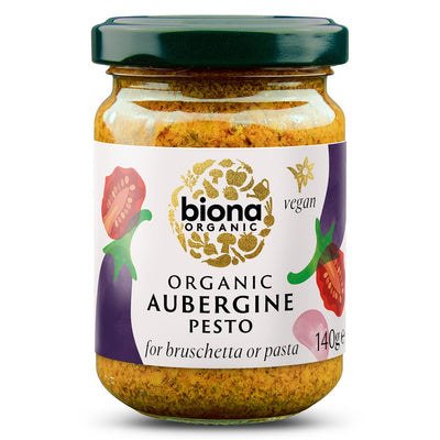 Biona Aubergine Pesto Organic 140g