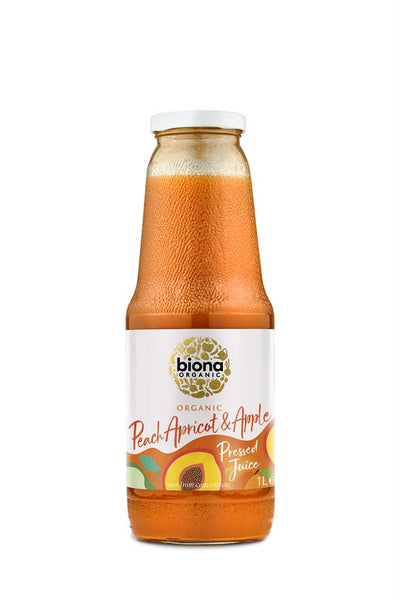 Organic Peach, Apricot & Apple Juice 1 Litre