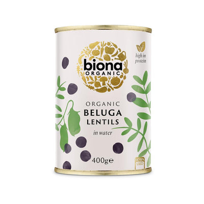 Organic Black Beluga Lentils 400g