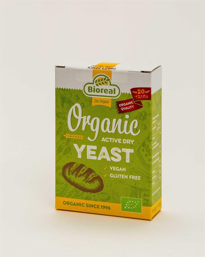 BIOREAL Organic Active Dry Yeast, 5x9g, gluten-free, vegan