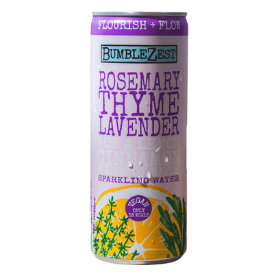 Flourish & Flow: Sparkling Rosemary, Thyme & Lavender 250ml