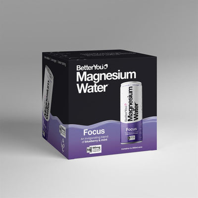 BetterYou Magnesium Water Focus 4pk