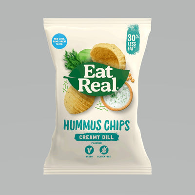 Eat Real Hummus Chips Creamy Dill 135g