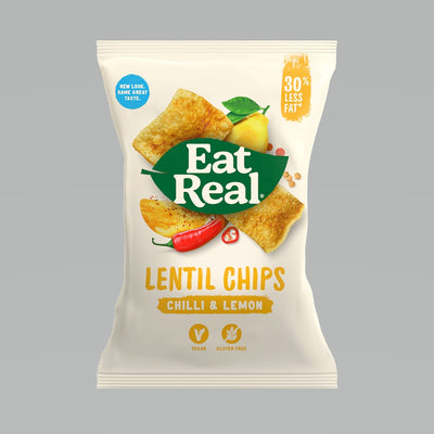 Eat Real Lentil Chips Chilli Lemon 113g