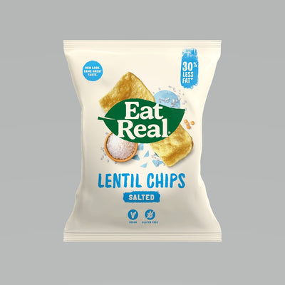 Eat Real Lentil Chips Sea Salt 40g
