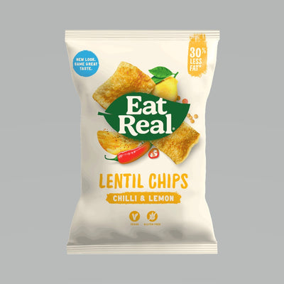 Eat Real Lentil Chips Lemon Chilli 40g