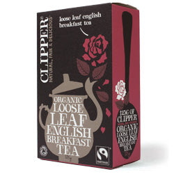 Clipper Fairtrade Organic Loose Leaf English Breakfast Tea 125g