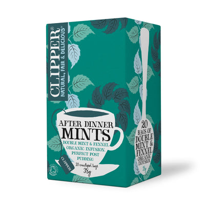 Clipper Organic After Dinner Mints, Double Mint Infusion 20 bags