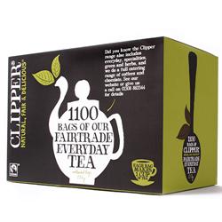 Clipper Fairtrade Everyday One Cup 1100 Teabags