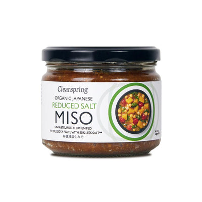 Organic Japanese Reduced Salt Miso Jar (unpasteurised) 270g