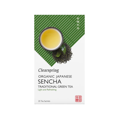 Organic Japanese Green Tea, Sencha tea bags/box 20 teabags