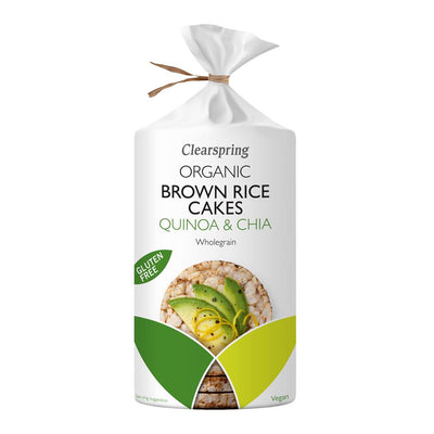 Organic Brown Rice Cakes Quinoa & Chia 6x120g
