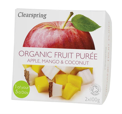 Organic Fruit Puree Apple/ Mango/ Coconut (2x100g)