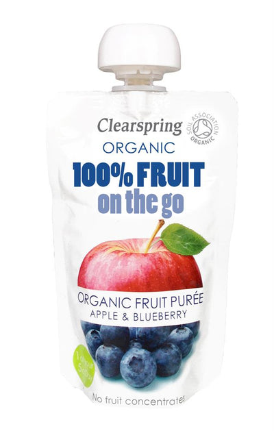 Organic 100% Fruit on the Go - Apple & Blueberry 120g