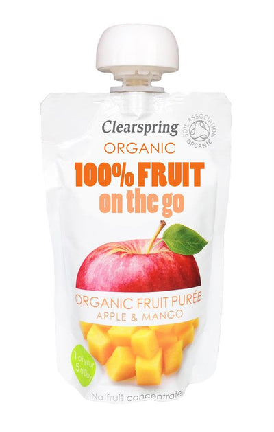 Organic 100% Fruit on the Go - Apple & Mango 120g