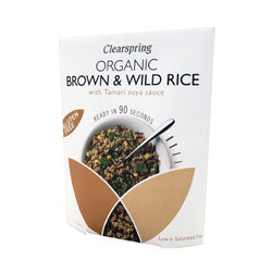 Org Brown & Wild Rice w. Tamari Soy 250g
