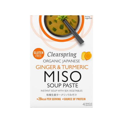 Organic Japanese Ginger & Turmeric Instant Miso Soup 60g