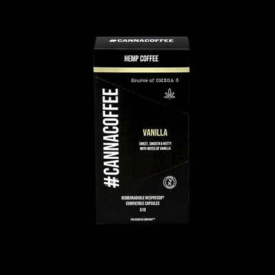 Vanilla Hemp Coffee Pods 57g box - Organic & Vegan