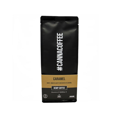 CANNACOFFEE Caramel Hemp Coffee Ground 227g - Organic & Vegan