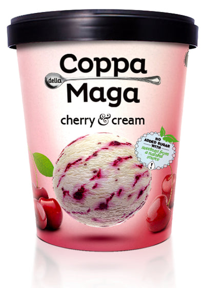 Cherry & Cream Ice Cream 500ml
