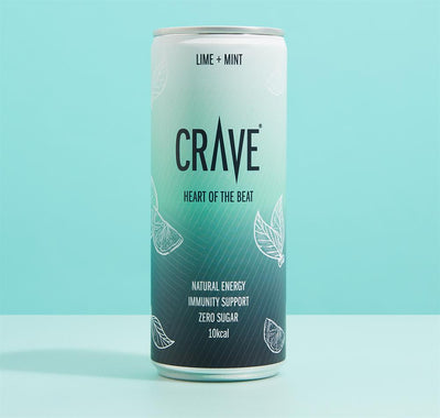 Crave Natural Energy Lime + Mint 250ml