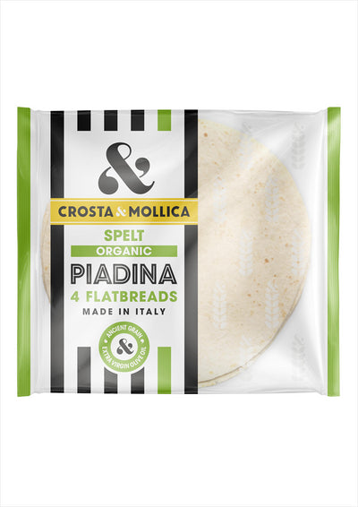 Organic Spelt Mini Piadina Flatbread 100g