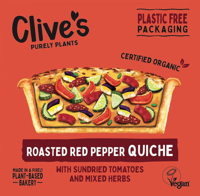 Roasted Red Pepper Quiche with Sundried Tomato 165g
