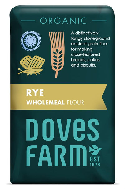Organic Wholemeal Rye Flour 1kg