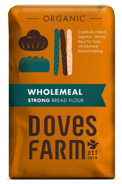 Organic Strong Wholemeal Bread Flour 1.5kg